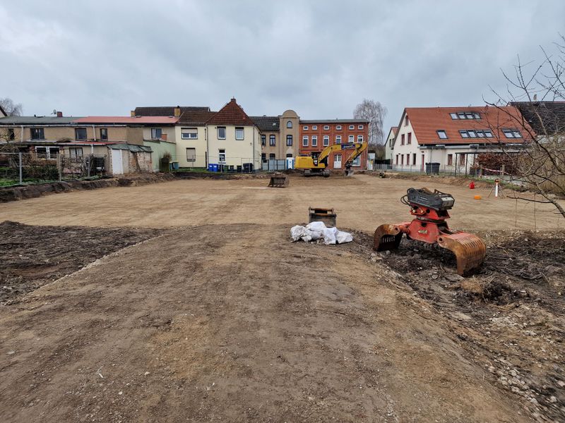 Bild zeigt die Gesamtfläche auf der das Mehrgenerationen-Projekt entstehen soll